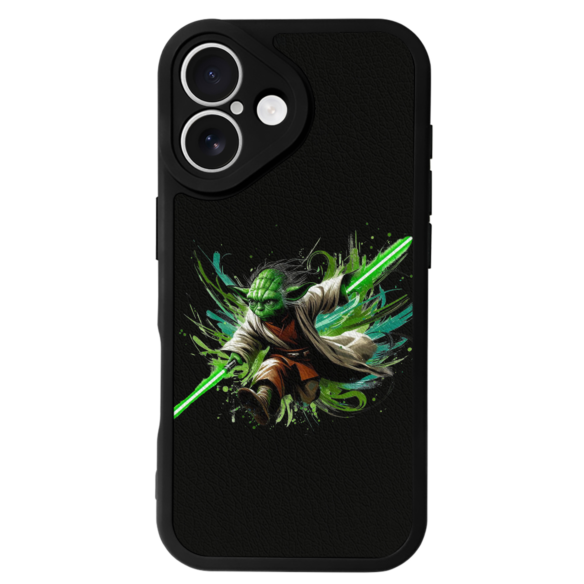 （画像用） スター・ウォーズ Star Wars 【iPhone 16シリーズ対応】シリコンスマホケース（レザー調） 材質：シリコン